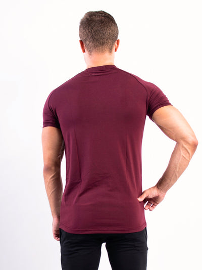 Fitness n’ chill T-shirt Rødbrun
